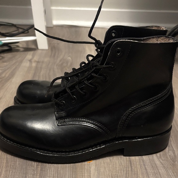 Double H vintage 1994 biltrite leather, steel toe combat boots - Picture 4 of 6